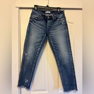 Moussy Vintage - Keller Tapered in Dark Blue